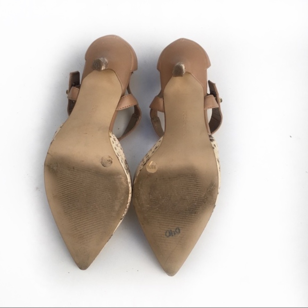 Bcbgeneration Snake Print Pointed Toe Mary Jane - image 6